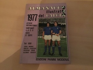 PANINI ALMANACCO ILLUSTRATO DEL CALCIO 1977 🇮🇹 COME FOTO