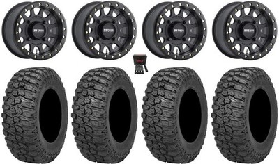 Method 401 Bdlk 14'' Wheels Bk 4+3 28'' Trail Saw 2.0 Tires Can-Am Defender