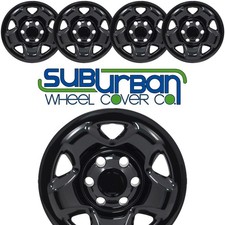  2005-2023 Toyota Tacoma 16 5 Spoke Gloss Black Wheel Skins 6947-gb Set4 