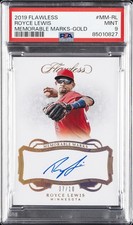 2019 FLAWLESS MEMORABLE MARKS GOLD #MM-RL ROYCE LEWIS 7/10 PSA 9