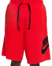 Nike Sportswear French Terry Casual Shorts Men  s Red Black AT5267-659