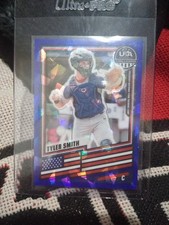 2026 PANINI Stars And Stripes TYLER SMITH #123 BLUE CRACKED ICE/99