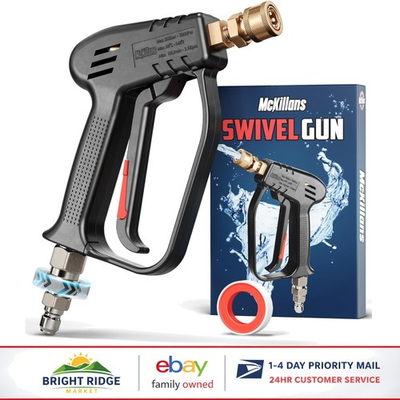 #ad Compact Pressure Washer Gun with Preinstalled Fittings and Easy Maneuverability $119.91