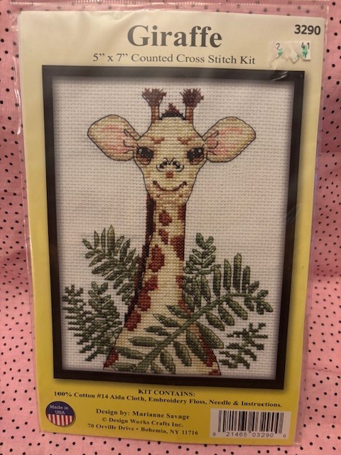 Kit ~ Design Works Giraffe Portrait #dw3290 New