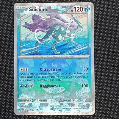 Suicune Revese Foil Master Ball SV Prismatic Evolutions PRE 024/131 Ita NM