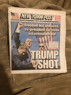 LOT: New York Post Donald Trump Shot, He's Don it Again, Don't Special Sauce