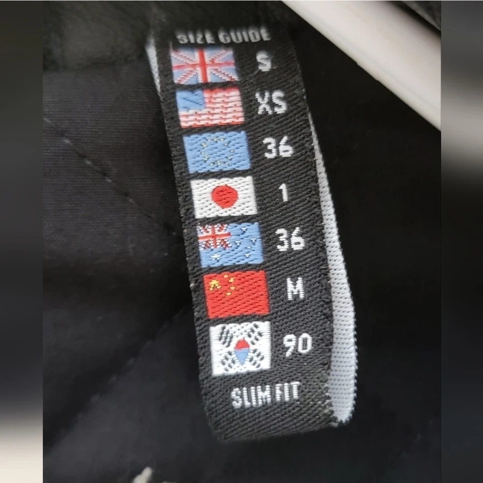 Chaqueta de moto de cuero Boda Skins Alexander Lamb para hombre Foto 3 de 4