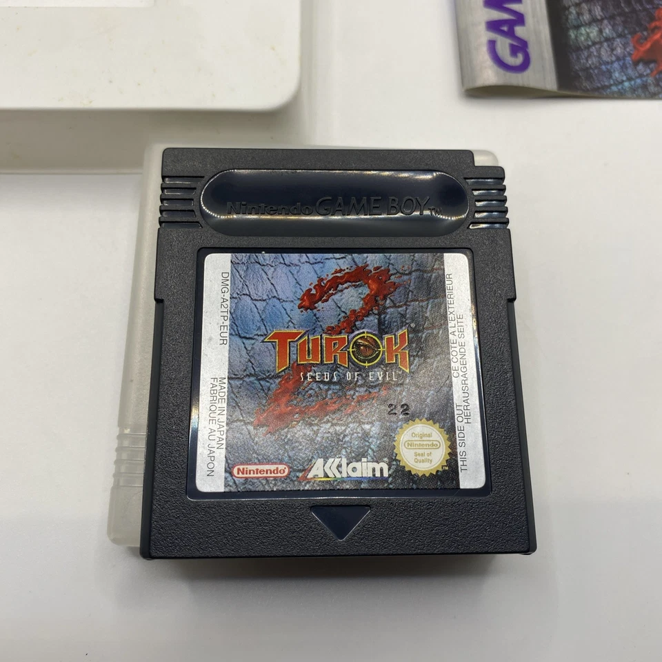 Turok 2 Seeds of Evil (Nintendo GameBoy Color, 1998) GBC AUS PAL Boxed Complete - Image 4 of 4