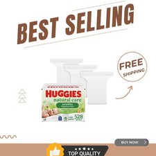 Gentle 528 Wipes for Sensitive Skin - Natural Care Hypoallergenic Baby Wipes