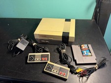 Nintendo NES Console W/ 2 OEM Controller, Cords & Mario/Duck hunt NEW 72 PIN Nc