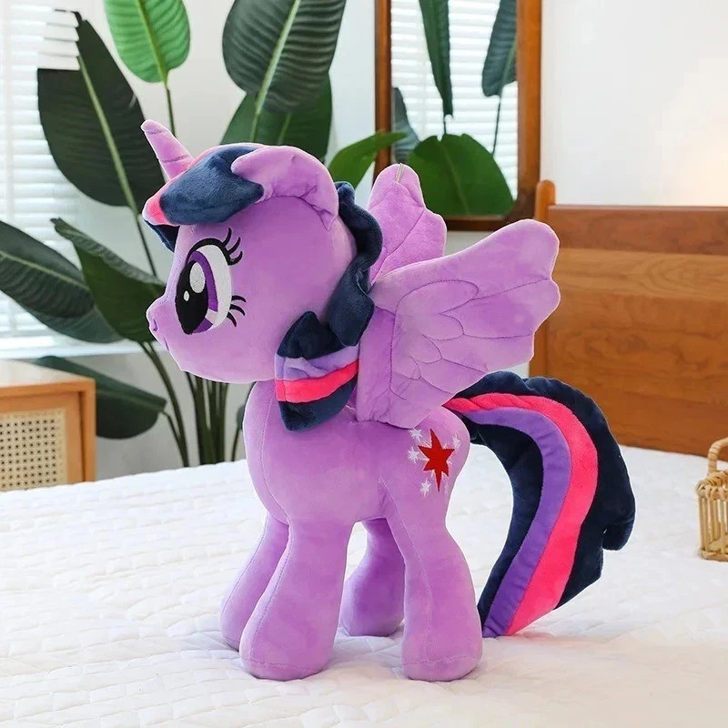 My Little Pony Plush Toy Set Twilight Sparkle Fluttershy Pinkie Pie Soft Dolls