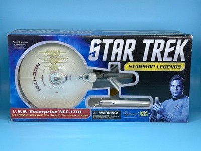 ART ASYLUM STAR TREK Wrath of KHAN USS ENTERPRISE NCC-1701 Starship Legends 2014