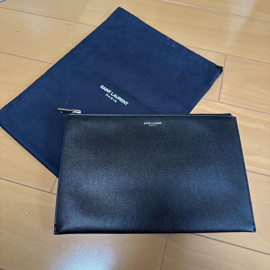 borsa pochette saint laurent nera