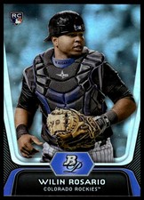 2012 Bowman Platinum Wilin Rosario #92