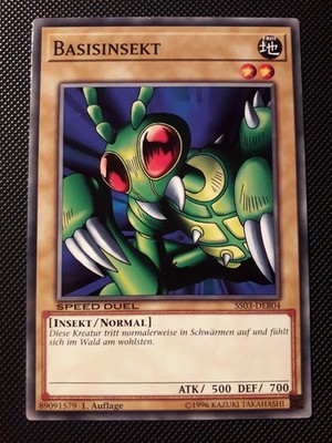 Yu-Gi-Oh! Base Insect, SS03-DEB04, Common, 1st Edition, German, Near Mint
