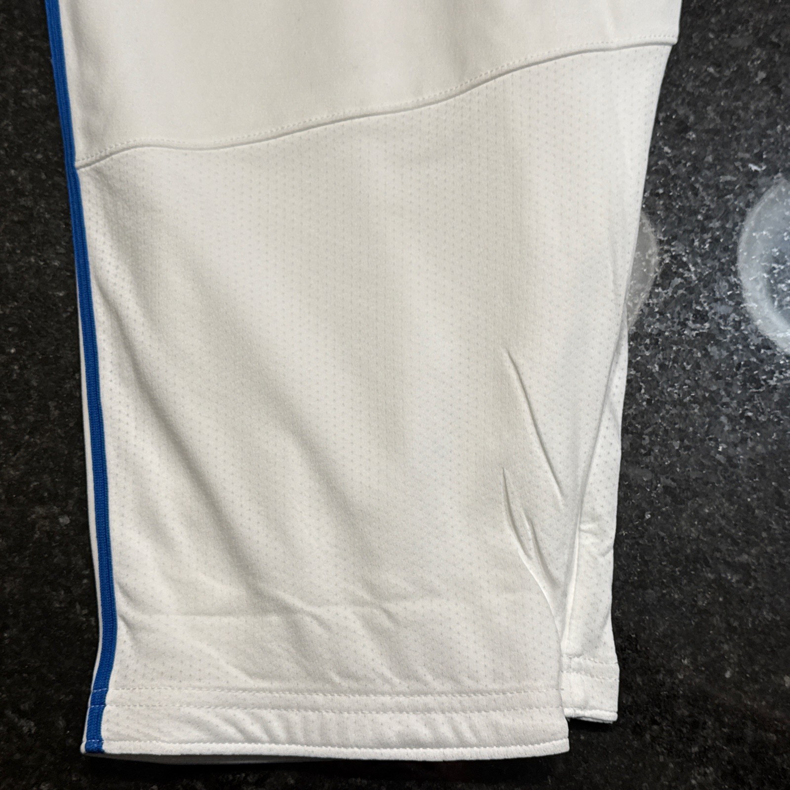 Nike Vapor Select High White/Blue Piped Baseball Pants Men's Size Large MLB Pant