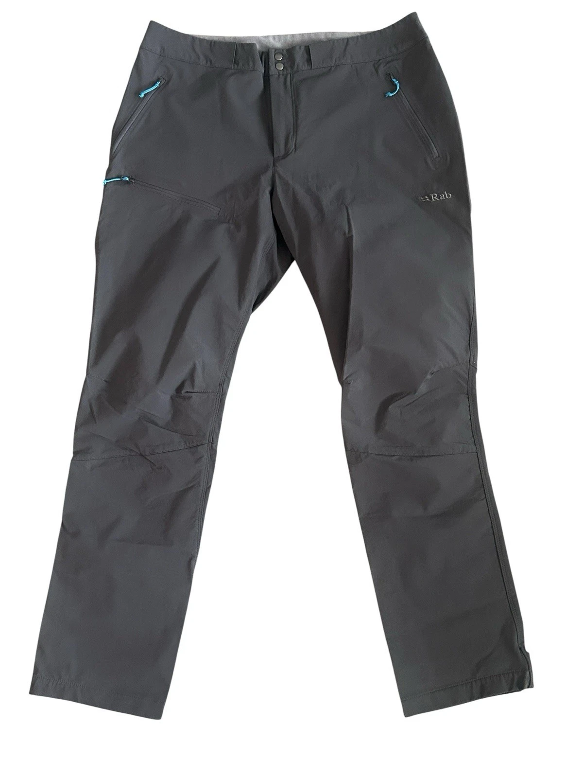 RAB Incline AS Softshell Pants Women’s Gray Mountaineering Hiking Large Outdoor