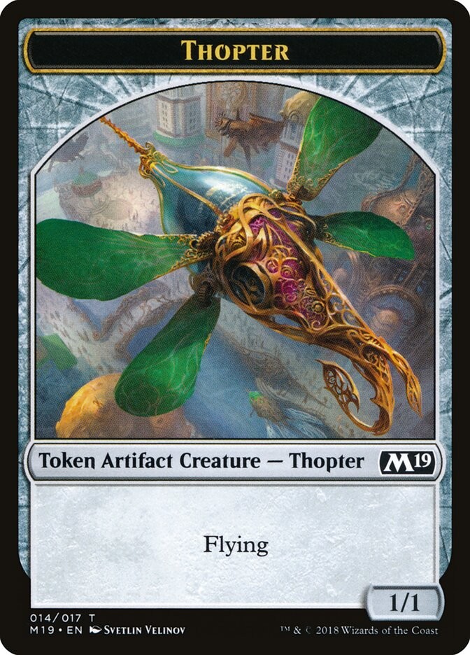 Thopter Token (014) Core Set 2019 M19 MTG Magic