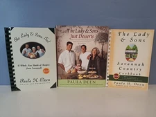 Lot Of 3 Paula Deen Cookbooks The Lady Amd Sons