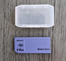  Personally Tested Sony Memory Stick 16MB MSA-16A Camera Memory Card  Case