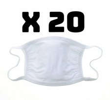 20 PACK GK Face Mask 100% Cotton Reusable Ant...