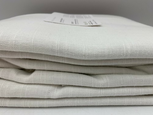 Pottery Barn Emery Linen Blackout Drapes Curtains Panels 50 x 96" White #N162 - Picture 3 of 5