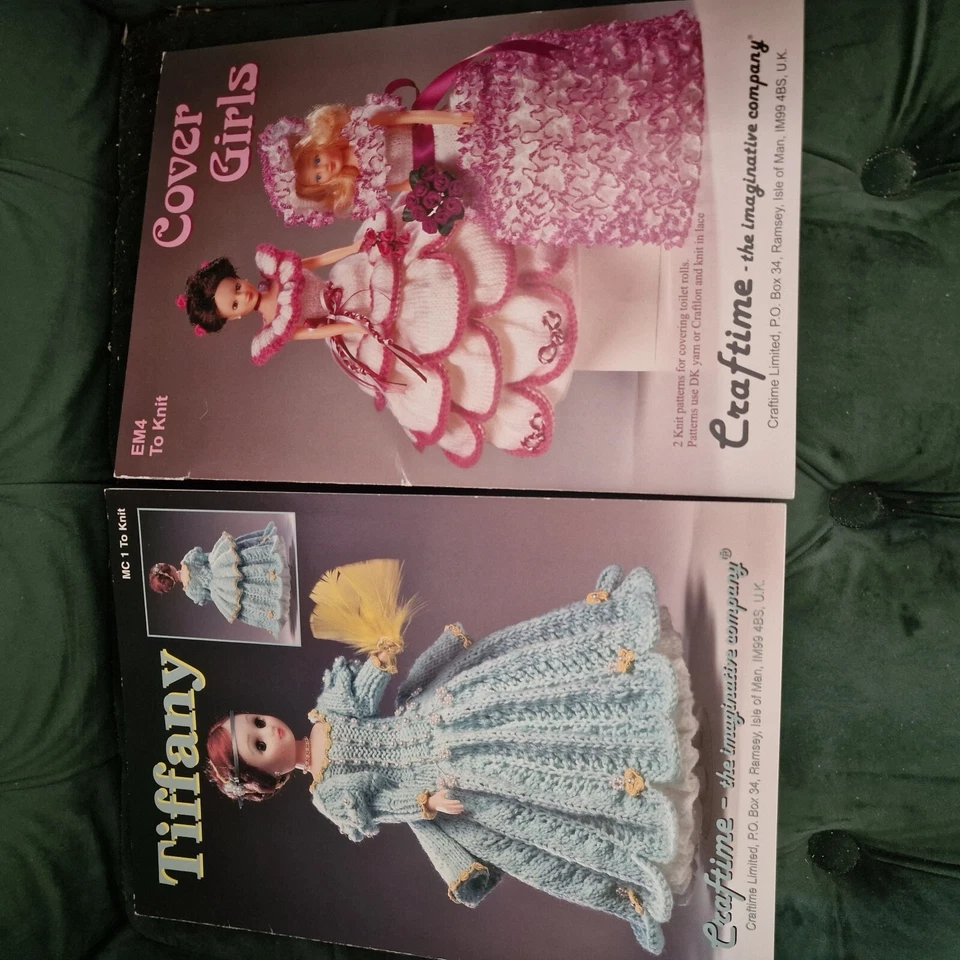 Joblot vtg Original CRAFTIME Dolls Clothes Knitting Pattern Ranges MC EM CC & JY - Image 4 of 4