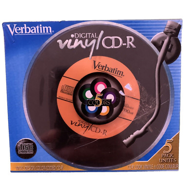 Verbatim Digital Vinyl CD-R  5 Pack 80 min 700MB 