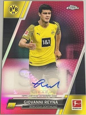 Topps Chrome Bundesliga 2021-22 Giovanni Reyna #BCA-GR for sale | eBay