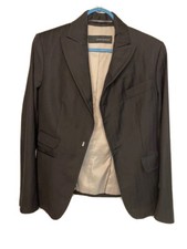Dsquared 2 Black Stripped Blazer One Button