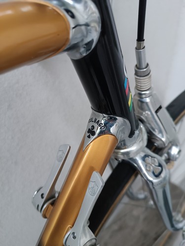Colnago Master Retinato Gold-Black Early Generation - Campagnolo C RECORD Delta - Imagen 11 de 24