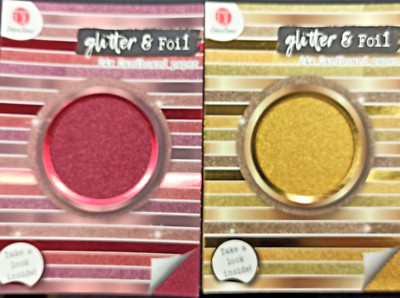24tlg.Bastelkarton Glitterkarton Cardboard Glitzer &Metallic-Folie Glitzerkarton
