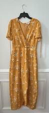  178 Madewell Silk Wrap Maxi Dress Surplice Bodice Butterfly Garden Print Size 8