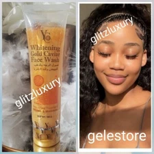 Whitening Gold Caviar face wash by YC. Rejuvenating treatment 100ml x 1👌