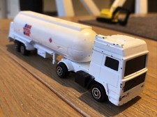Vintage Majorette 300 Series 355 Total Semi Oil Tanker White 1/100