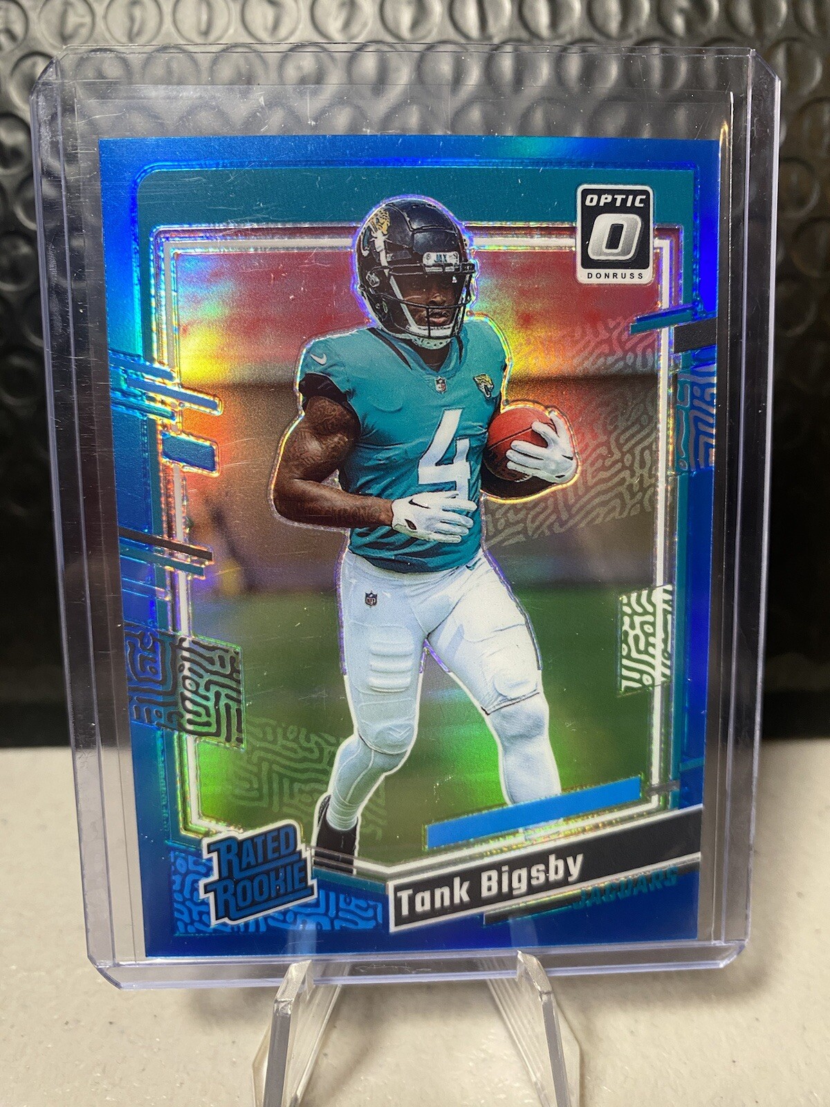 Tank Bigsby 2023 Panini Dornuss Optic Rated Rookie Aqua /299 #252 RC Jaguars
