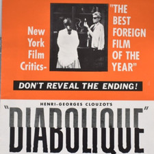 1955 Diabolique Les Diaboliques Pressbook Simone Signoret V&eacute;ra Clouzot Meurisse