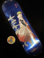 RARE Blue Foil Primitive Naruto Sage 8.25 Paul Rodriguez Skateboard Deck Anime