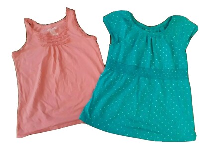 L.L. Bean kids girls size M 10-12 set of 2  tops
