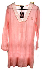 Chaps women's pink nightgown knee length NWT
