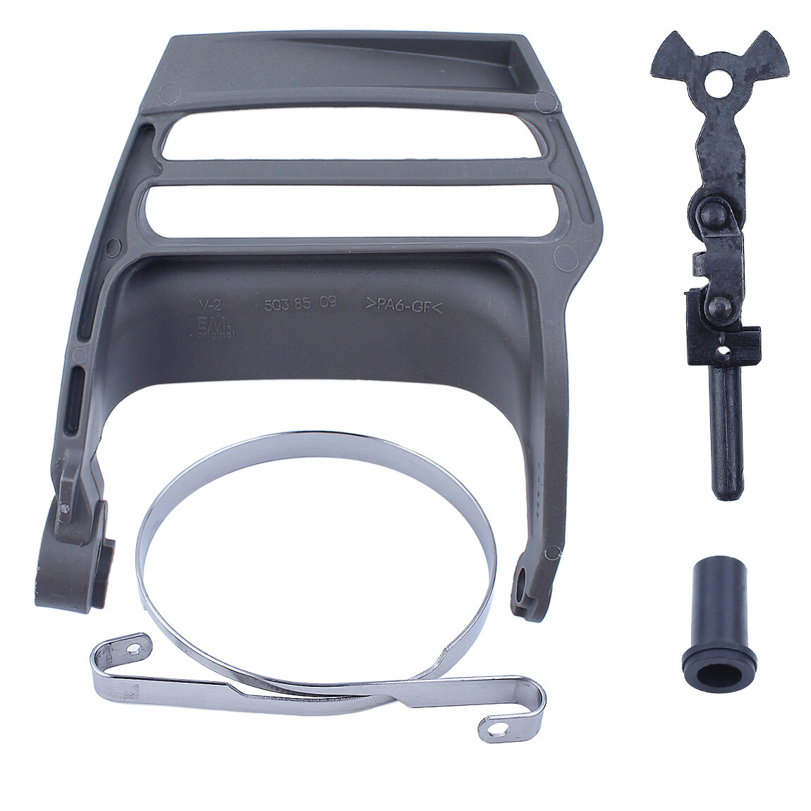 Husqvarna 357 359 Clutch Cover Brake Handle Guard Chain Brake Band-image