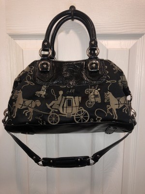 coach horse and carriage satchel