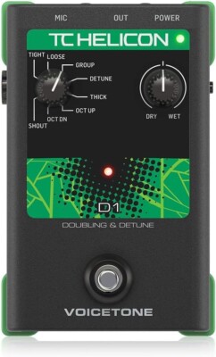 TC Helicon VoiceTone D1 Doubling & Detune Pedal  new