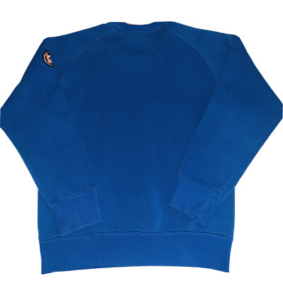 Vintage 90s Adidas Arc Spell Out Embroidered Sweater Men Small