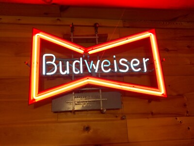 Budweiser ネオン看板 バドワイザー Budweiser アメリカン ビール ネオンサイン ネオン