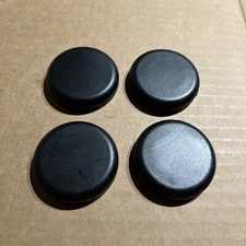 Peg Perego Thomas the Train Ride-On Replacement Part~BLACK WHEEL CAP COVERS (X4)