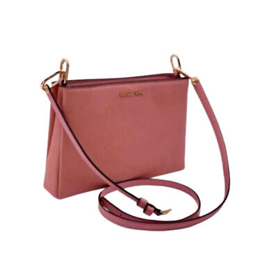 Michael Michael Kors Trisha Medium Pebbled Leather Crossbody Bag