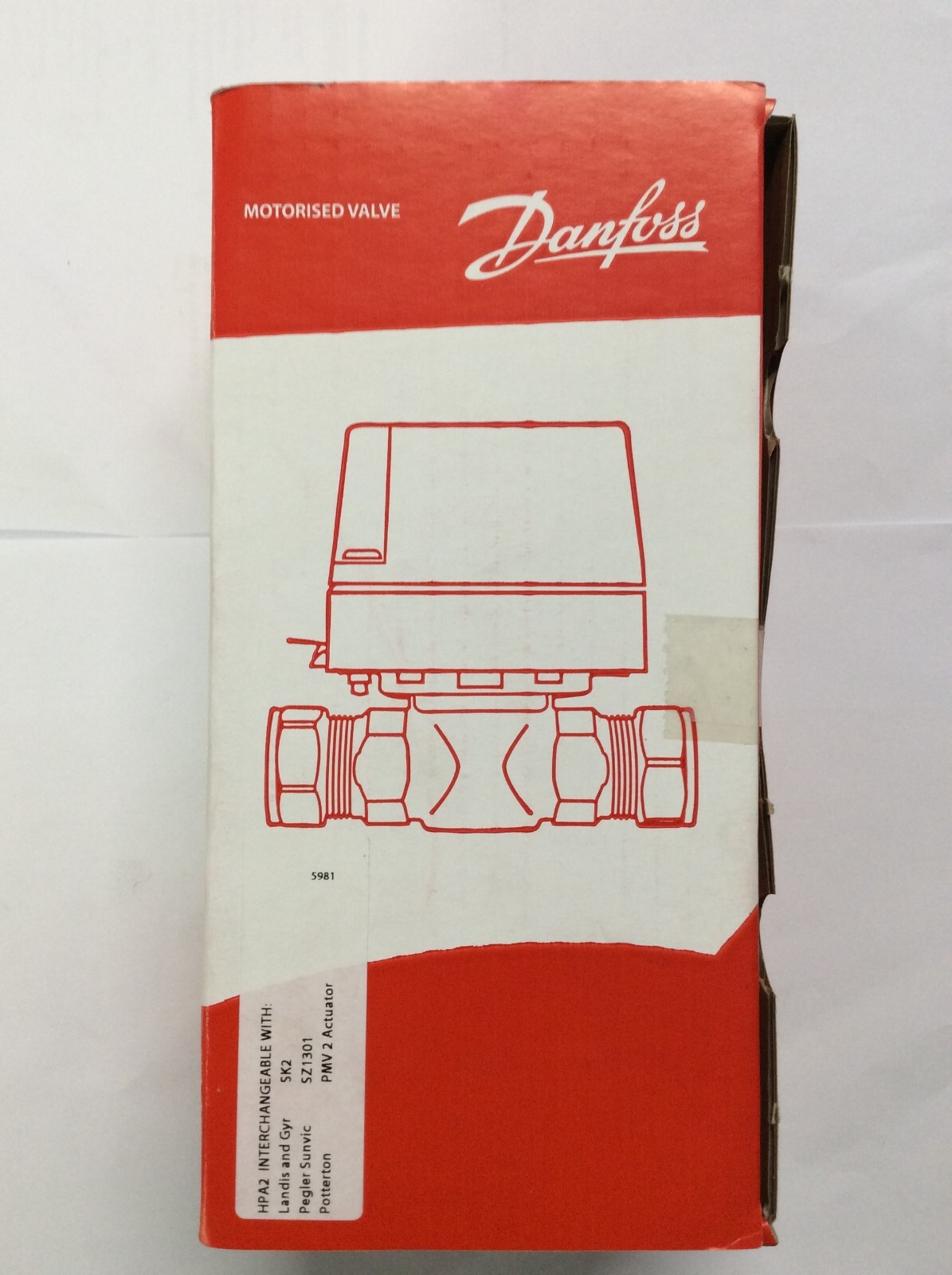Danfoss Hp22b 22mm 2 Port Motorised Valve With Actuator - 087N6642 VAT RECEIPT