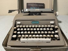 Royal Heritage Typewriter Manual Typing Vintage Antique Retro Ribbon Case thumbnail