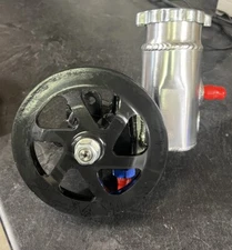 Racing Power Steering Pump with Aluminum Reservoir & 6" V-Belt Pulley GM Type 2